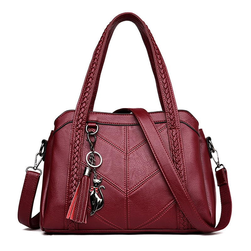 Luxus Handtaschen Frauen Taschen Designer Umhängetaschen für Frauen 2021 Neue Geldbörsen und Handtaschen Hochwertige Leder Tragetasche Bolsa