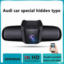 Sameuo U680 Hidden Car Dvr Dash cam Wifi Front and Rear Camera HD 1440P 1080P loop record APP control record the driving process