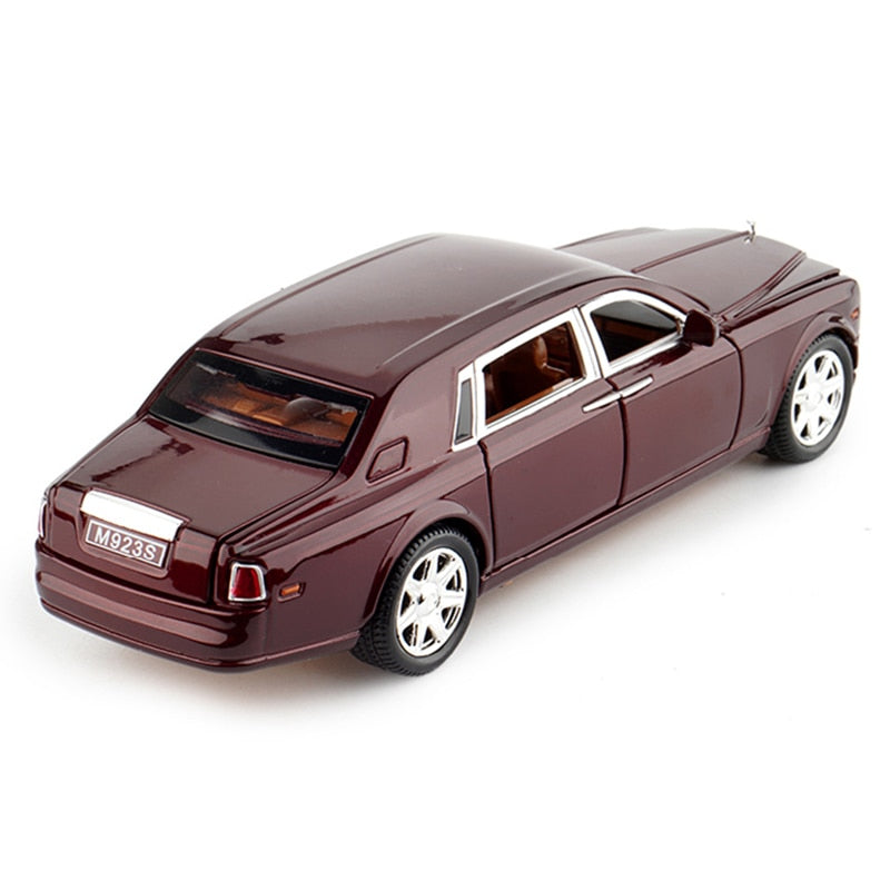 1:24 Diecast Alloy Car Model Metal Car Toy Wheels Toy Vehicle Simulation Sound Light Pull Back Car Collection Kids Toy Car Gift