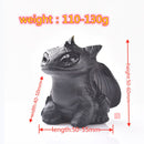 Muñeco tallado a mano de obsidiana Natural, piedra curativa de cristal pulido de dragón, decoración del hogar, figurita coleccionable de arte, manualidades, 1 ud.