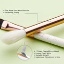Jessup  Makeup Brushes Kit 15Pcs Pearl White/Rose Gold pinceaux maquillage Cosmetis Tools Eyeliner Shader Concealer Pencil T217