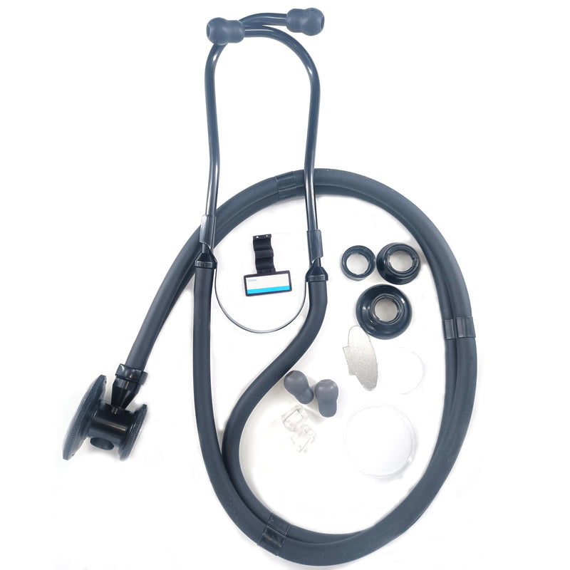 Médicos profesionales Enfermeras Estetoscopio médico Cardiología Forma Doble cabeza Estetoscopio de presión arterial Estetoscopio