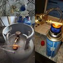 Jeebel Outdoor Gas Nachfülladapter Campingkocher Ventil Propangastank Nachfülladapter Nachfüllen von Gasflaschen für Gasherdbrenner