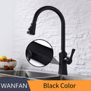 Grifos De cocina Chrome Torneira Para Cozinha De Parede Crane Para Cocina Grifo Mezclador De Agua Grifo Mezclador De Fregadero Negro 866388