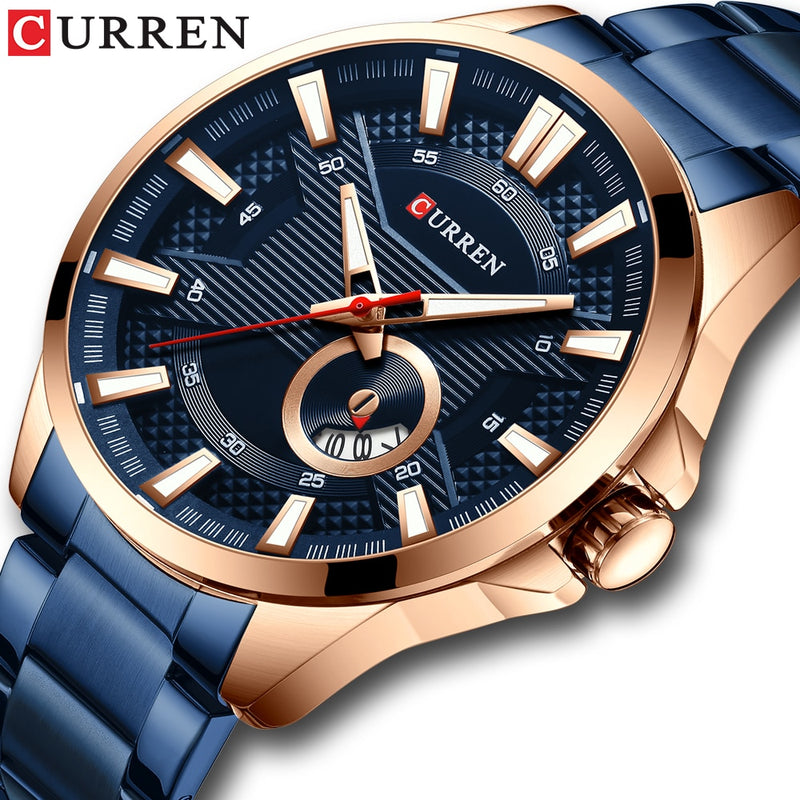 CURREN Business Quartz Watch for Men Luxury Watch Men&