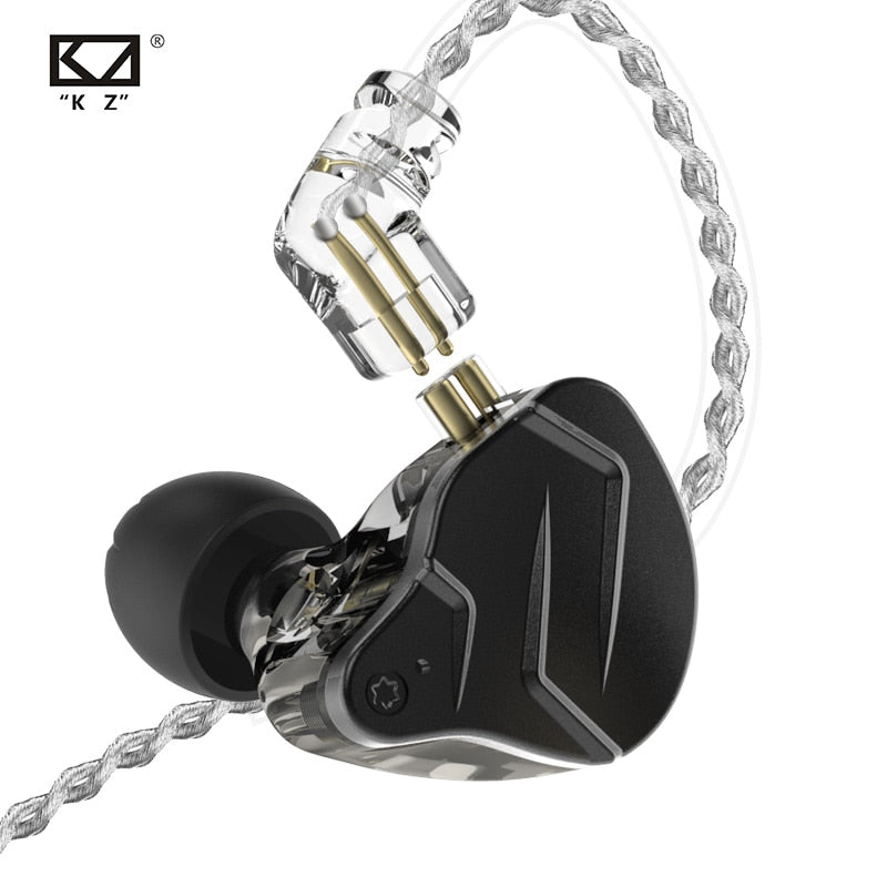 KZ ZSN Pro X In Ear Earphones Hybrid technology 1BA+1DD HIFI Bass Metal Earbuds Sport Noise Cancelling Headset Monitor