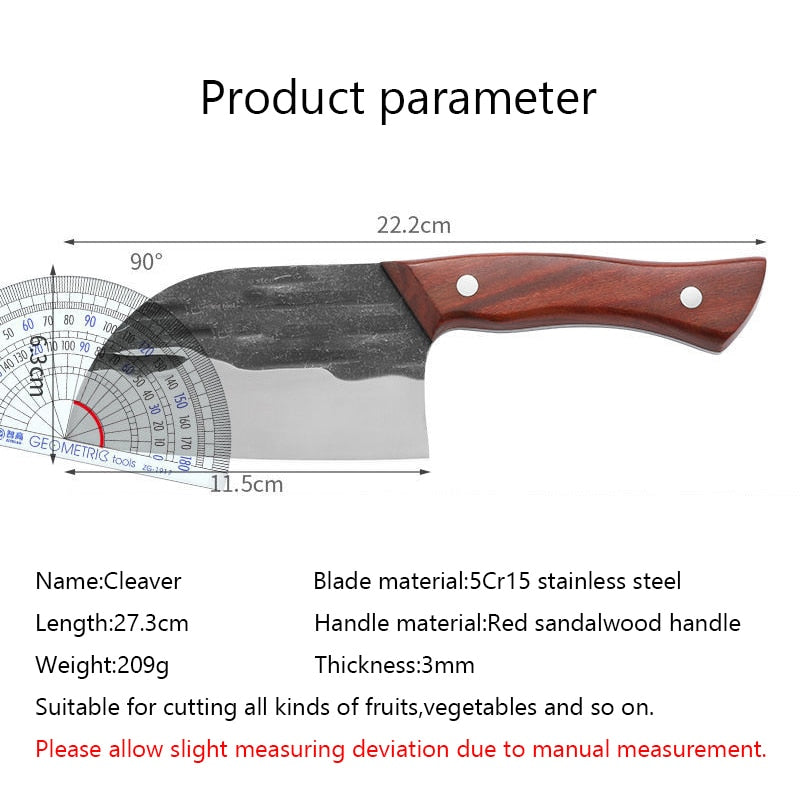 Handgemachtes geschmiedetes 5Cr15Mov Mini-Küchenmesser Käsemesser Cleaver Messer Schneidemesser Outdoor Camping Messer Cutter