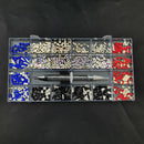 21 Grids Crystals Diamonds Nail Rhinestones Set 3100pcs FlatBack Rhinestones Kit Sparkling Nail Art With 1 Pen For Decorations