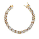 JINAO New 9&quot; 10&quot; Gold/Silver Color Anklet 9mm Charm Cuban Chain Anklet Iced Out Cubic Zirconia Anklet Gift Fashion Jewelry Gift