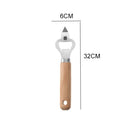 Utensilios de cocina con mango de madera, utensilios de cocina pequeños, abridor de acero inoxidable, para hornear Pizza, pelador de piel, cuchillo para queso, juego de utensilios de cocina