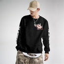 Sweatshirt Men Hoodies Casual Pullovers Autumn Winter Skeleton Astronaut Plus Size 6XL Clothes