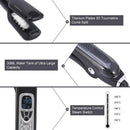 Professional Hair Straightener Steam Electric Hair Hot Comb Dual Voltage Titanium Flat Iron Hair Curler Hairstyles Tool For Hair