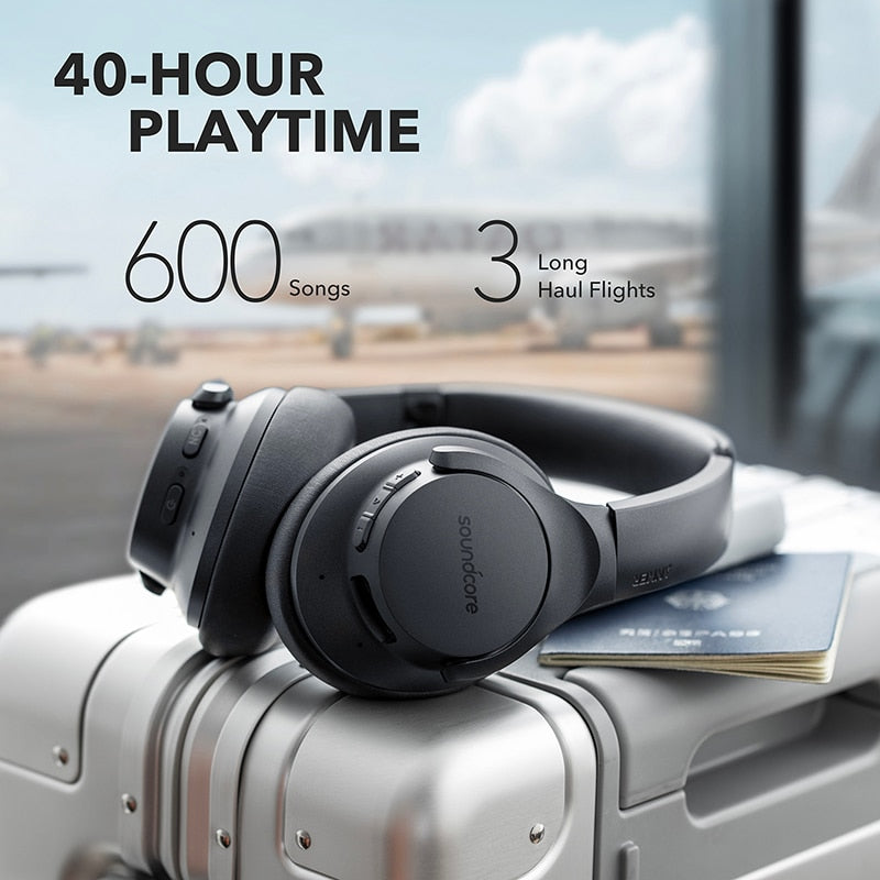 Anker Soundcore Life Q20 Hybrid-Kopfhörer mit aktiver Geräuschunterdrückung, kabellose Over-Ear-Bluetooth-Kopfhörer