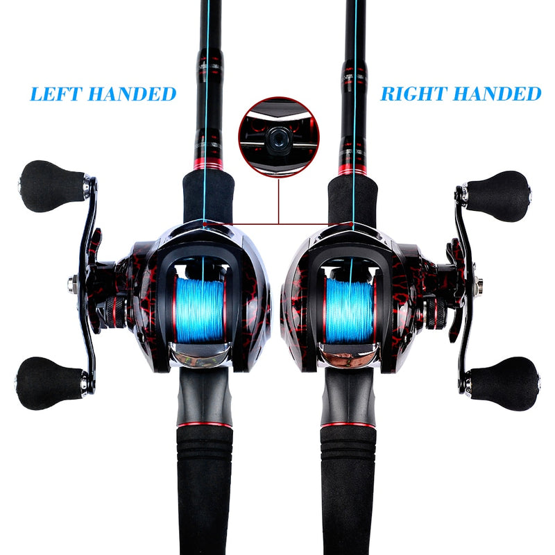 PROBEROS Baitcast Fishing Reel Carbon Shell Lightweight  Max Drag 7-10KG  Baitcasting Reel Casting Wheel Fishing Tackle