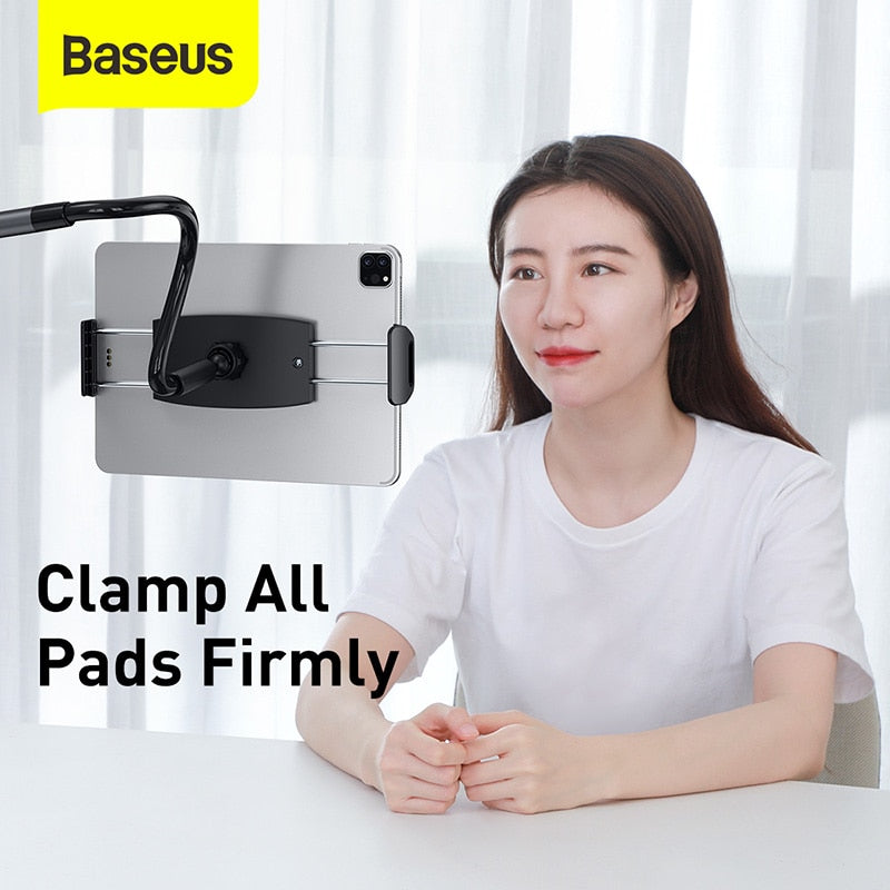 Baseus Rotary Adjustment Lazy Holder Universal Desktop Bedside Stand for iPad Mobile Phone 4.7-12.9 inches Desktop Phone Holder