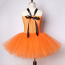 Orange Fox Girls TuTu Dress Children Animal Costume Cartoon Kids Birthday Dresses for Baby Girls Halloween Cosplay Costumes Cute