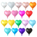 50pcs 18inch Star Heart Aluminum Balloons Inflatable Helium Balloon Birthday Party Decorations Kids Wedding Engagement  Globos