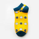 Calcetines invisibles de algodón para verano, calcetines antideslizantes para hombre y mujer, calcetín corto de corte bajo, pantuflas felices, divertidos calcetines para perros con animales de cerveza para hombre