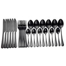 Tableware 24 Pcs Rainbow Cutlery Stainless Steel RainbowCutlery Set Tableware Set Fork Spoon Knife Set Gift Dinnerware Set Box