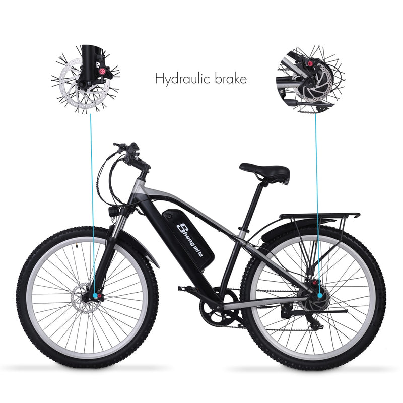 Shengmilo M90 Electric Bike 500W Mens Mountain Bike e bike Adult Electric Bicycle Snow Bike 48V Lithium Battery electric bicycle