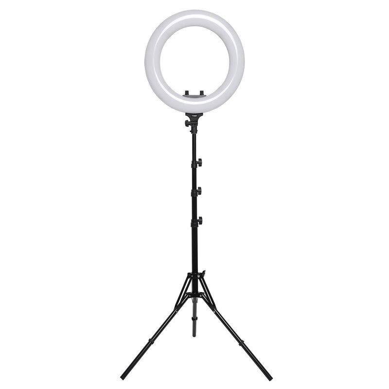 Anillo de luz LED para estudio fotográfico de 18 pulgadas, lámpara para cámara de teléfono, lámpara de anillo de fotografía profesional para TikTok, vídeo de Youtube, maquillaje