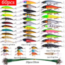 Almighty Mixed Fishing Lure Kits Wobbler Crankbait Swimbait Minnow Hard Baits Spiners Carp Bait Set Fishing Tackle