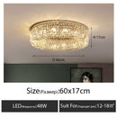LED living room chandelier  Modern Crystal Led Chandeliers Lighting Gold Led Chandelier Lamp Living Room Decor Suspension Lumina