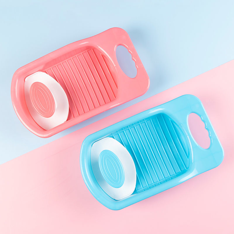 Portable Underwear Washboard Plastic All-in-one Washing Board Mini Socks Washboard Clothes Cleaning Tools Underwear Washboard