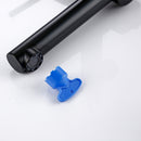 Bagnolux Brass Black Wall-Mounted Hot and Cold Mixed Type Bathtub Spout Hand Spray Shower Seat Bathroom Faucet