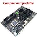 Nueva placa base para máquina de minería B250 BTC 12 PCI-E16X tarjeta gráfica SODIMM LGA 1151 DDR4 SATA3.0 compatible con VGA DVI para Miner Dropship