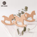 Let's Make 10pcs Baby Teether For Teeth Beech Food Grade Wholesale Wooden Teething Toys Rodent DIY Accessories Nursing Tiny Rod