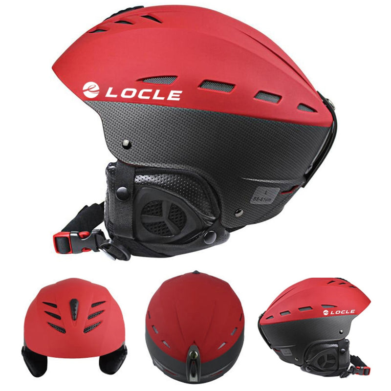 LOCLE CE Certification Skiing Helmet Women Men Ski Helmet Men Professional Skating Skiing Skateboard Helmet Snow Sports Helmets