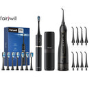 Fairywill 300ml Portable Oral Irrigator USB Rechargeable Dental Water Flosser Jet Irrigator Dental Teeth Cleaner 3 Modes