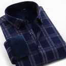 Large Size XXL-10XL 2020 Fashion New Style Men's Winter Warm Plaid Shirt Winter Thick Soft Business Casual Long-sleeved Shirt