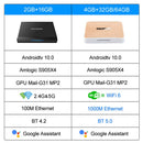 Global Mecool KM6 deluxe edition Amlogic S905X4 TV Box Android 10 4G 64GB 32G Google Certified Support Wifi6 BT1000M Set Top Box