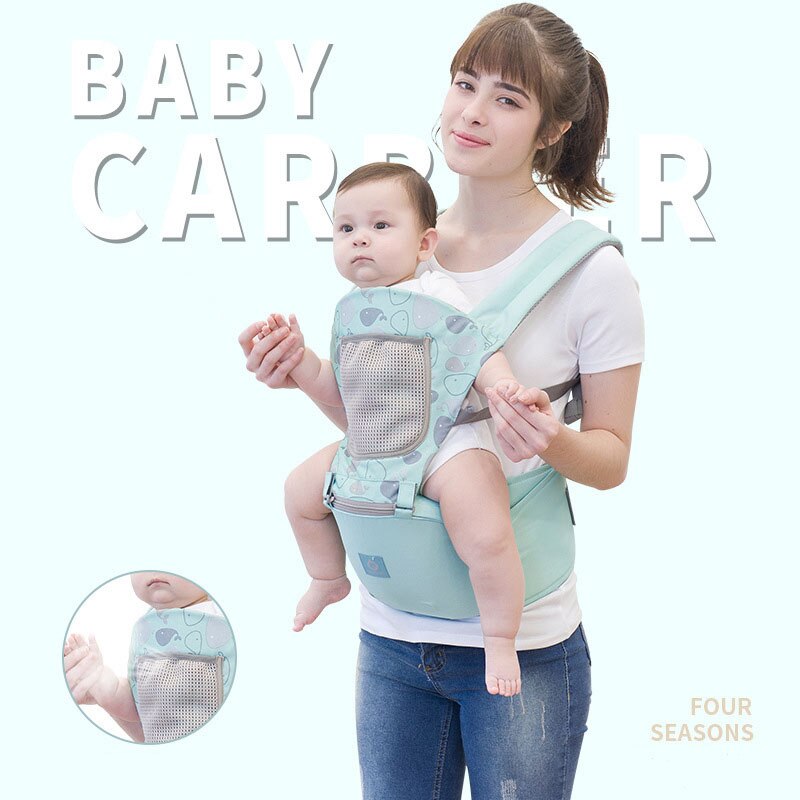 Baby Carrier Ergonomic Sling Front Hug Waist Stool Holding Belt Porte Bebe Kangaroo Hip Seat Versatile for The Four Seasons