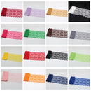 Cinta de encaje elástica de 2 yardas, adorno de flores, bordado de 150MM de ancho, adornos de tela de encaje africano para vestido de boda, manualidades de costura Diy