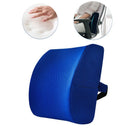 4 Color Soft Memory Foam Lumber Support Back Massager Pillow Back Massager Waist Cushion for Car Chair Home Office Relieve Pain
