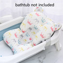 Baby Bath Cushion Portable Newborn Bath Anti-Slip Cushion Seat Infant Floating Bather Bathtub Pad Shower Support Mat Security