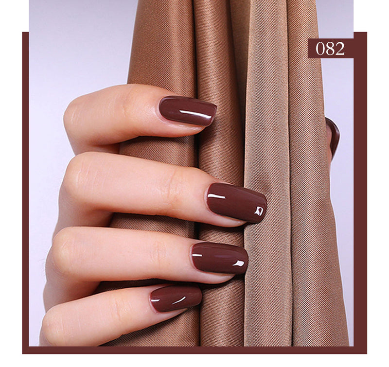Beautilux Nail Gel Polish Kit Brown Coffee Color Chocolate 6pcs / set Salon Nails Art Geles Barniz UV LED Nail Lacquer Lot 10ml