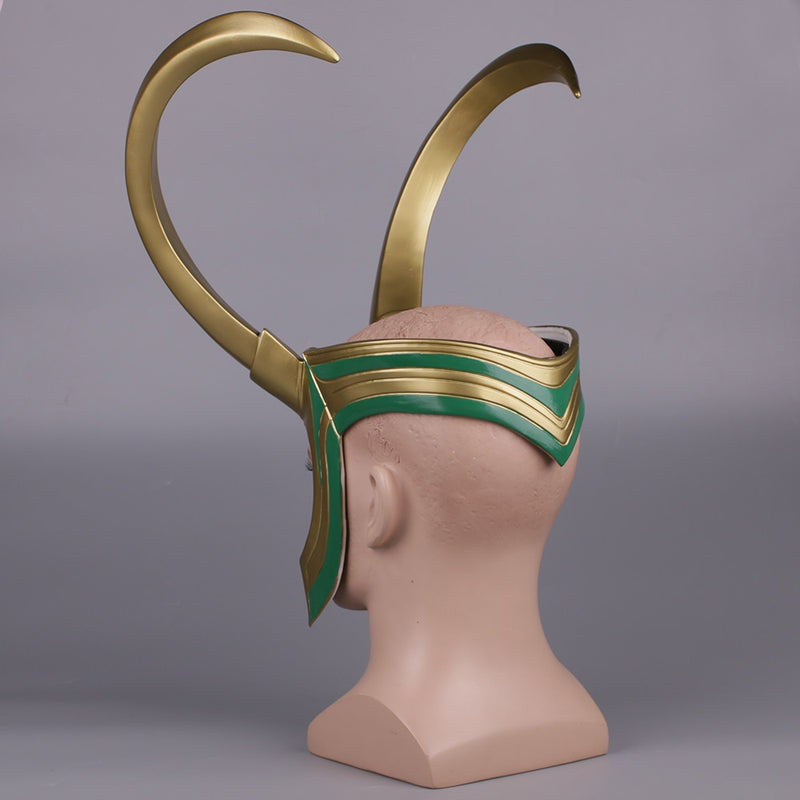 Film Thor 3 Ragnarok Loki Laufeyson PVC Cosplay Kostüme Maske Helm Halloween Prop