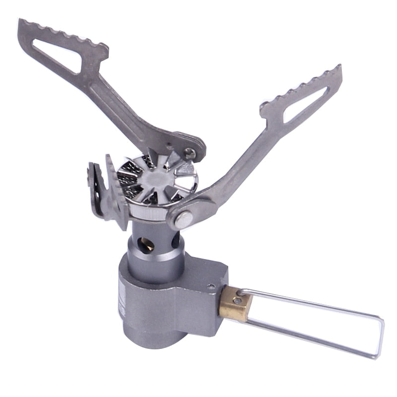 BRS-3000t Portable Mini Camping Titanium Stove Outdoor Gas Stove Survival Furnace Stove Pocket Picnic Cooking Gas Burner