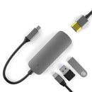USB C Hub Dockingstation Aluminiumlegierung Typ C auf USB3.0 4K HDMI SD PD TF für Macbook Pro HP DELL Surface Lenovo Samsung