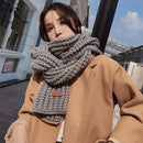 DRESSUUP Brand Women Winter Scarf Warm Solid Long Handmade Scarves Bufandas Mujer Foulard Femme Hijab