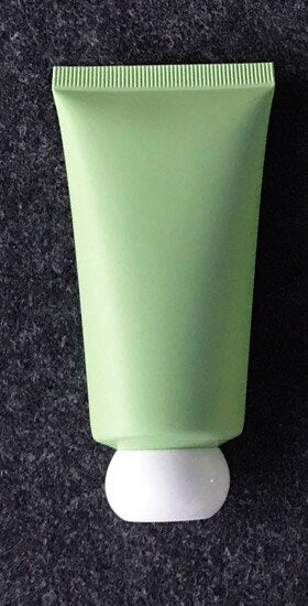 50ml Frost Plastic Soft Bottle Matte Green 50g Cosmetic Cream Facial Cleanser Container Toothpaste Lotion Tube Free Shipping