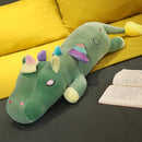 60cm-150cm Giant Lying Sleeping Unicorn Plush Toy Big Cartoon Animals Unicornio Bed Pillow Stuffed Throw Pillow Cushion for Girl