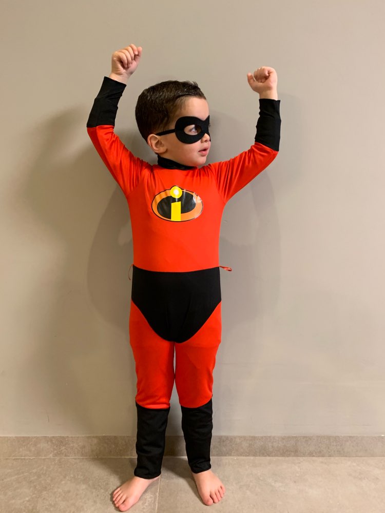 NEU Kinder Halloween Kostüm Overall Kostüm Jungen Dash Cosplay Kinder Superhelden Kostüm