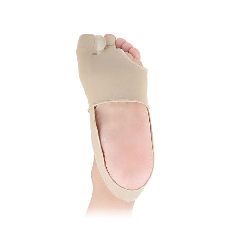 1 par de separadores de dedos del pie Hallux Valgus Corrector de juanetes ortopédicos pies hueso pulgar ajustador corrección calcetín enderezador Brace 2 tamaños