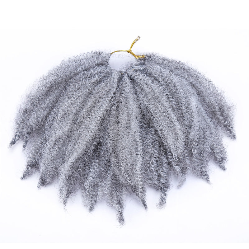 Amir Soft Afro kinky Curly Twist Trenzas Crochet Hair Extensiones de cabello trenzado sintético para mujeres negras / blancas