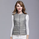 Autumn Duck Down Vest Women's Short Jacket Sleeveless Portable Puffer Vest Coat Female 2021 New Winter Student Waistcoat